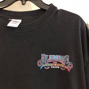 Alabama concert tee shirt 2004 EUC